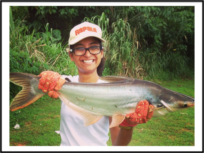 My very first Iridescent Shark on a Fly