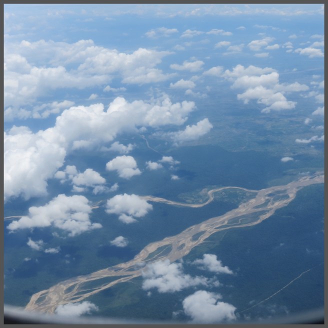 Descending and getting excited just looking at the river