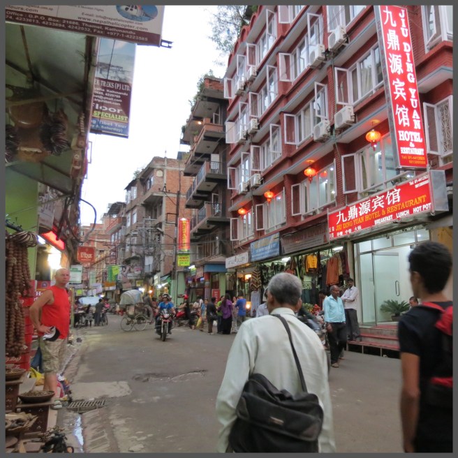 The streets of Thamel