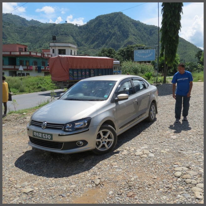 Our ride for the trip, and Bhasker, our guide.