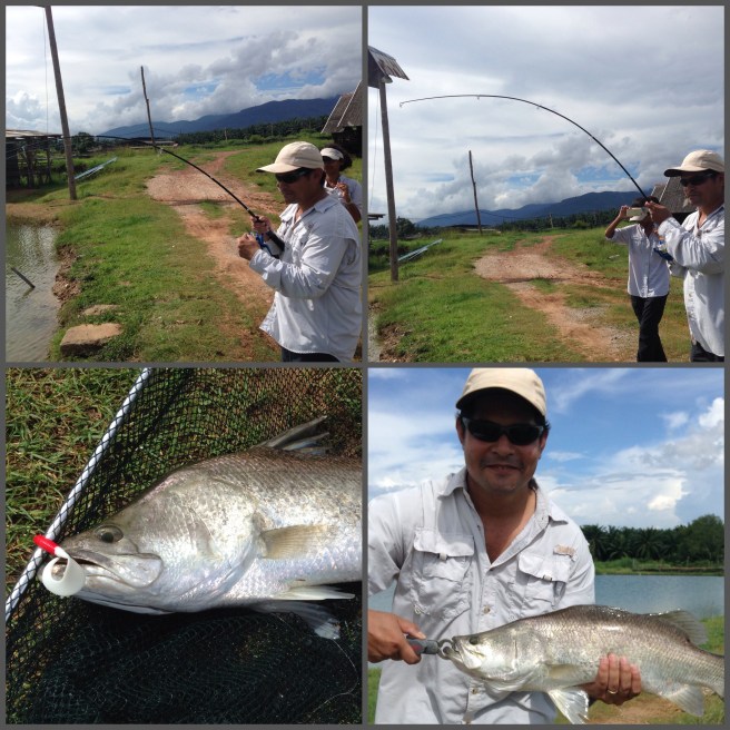 Naweshad's first Barramundi of the trip