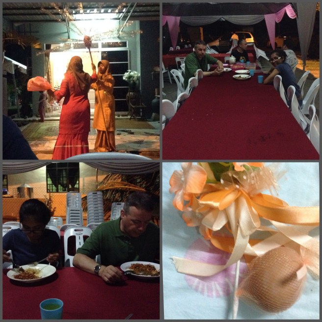 Thankful for an amazing meal and great company. Ending our night with a gift of boiled egg, a common tradition in both Malaysia and Singapore at weddings.