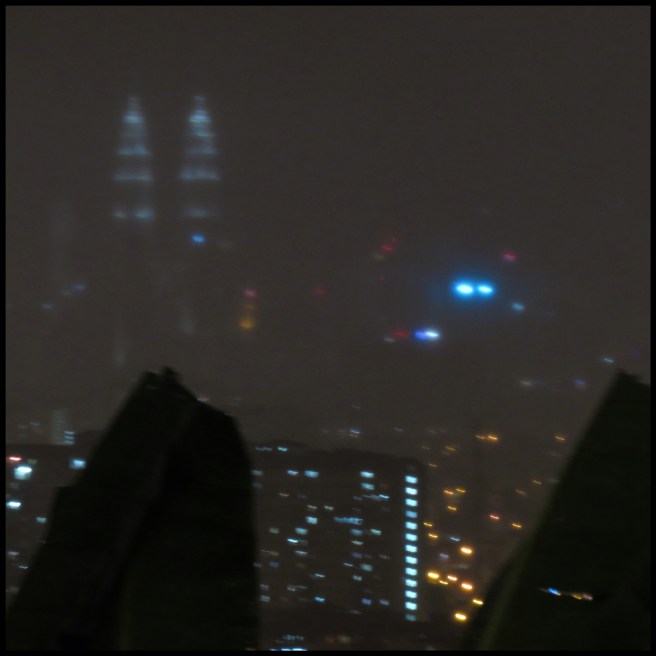 Better weather would mean a better view.