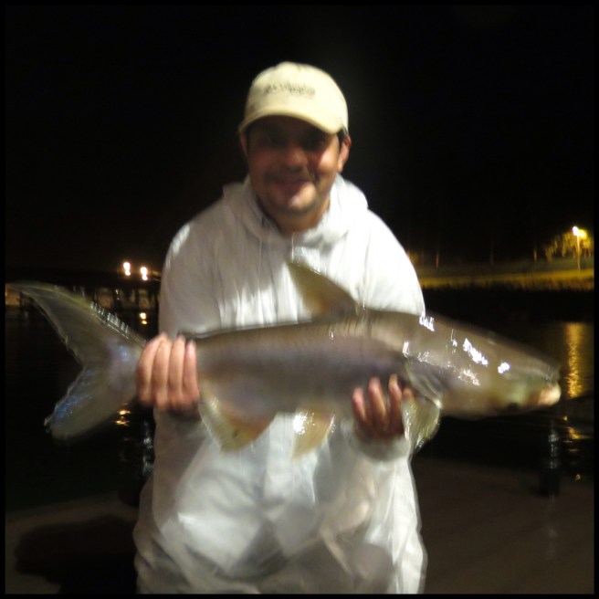 Smiling in the rain!
