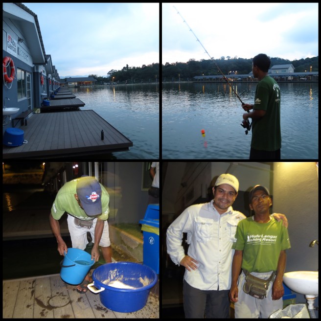 Moved to another platform as the sun sets with another ghillie taking over whilst Feroz has his dinner. Efficient.