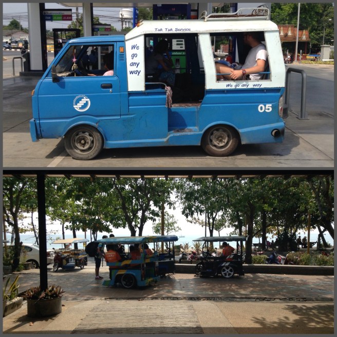 The tuktuk to Ao Nang