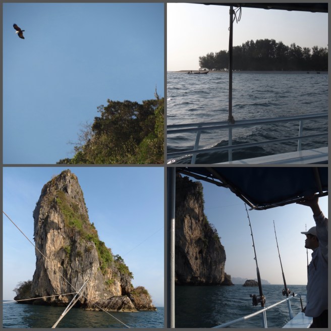 The beautiful rock formation and islands that surround