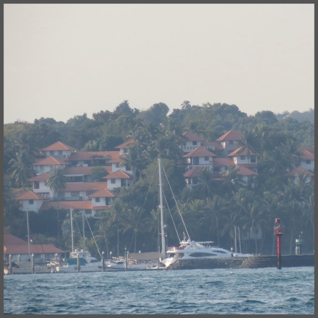 Arriving Batam. The view of Nongsa Point Marina & Resort