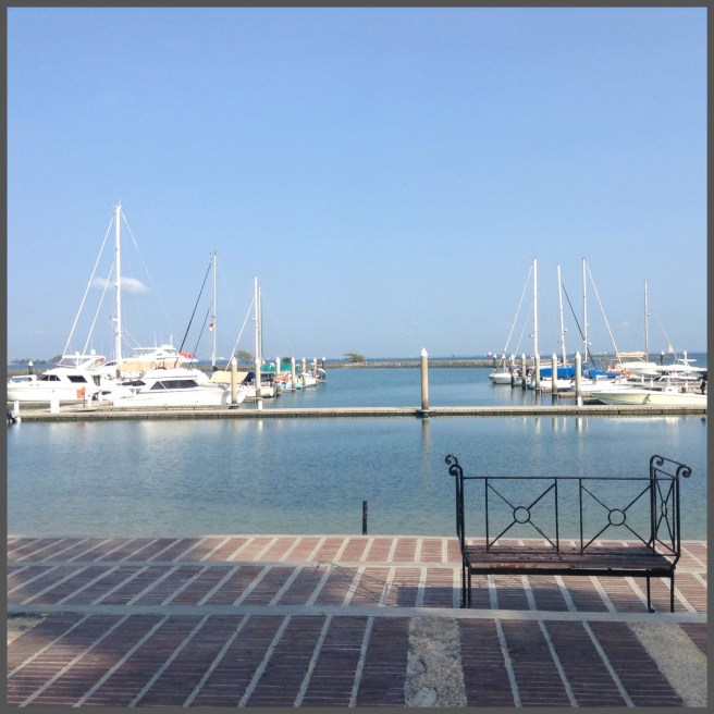 The view from lobby of Nongsa Point Resort